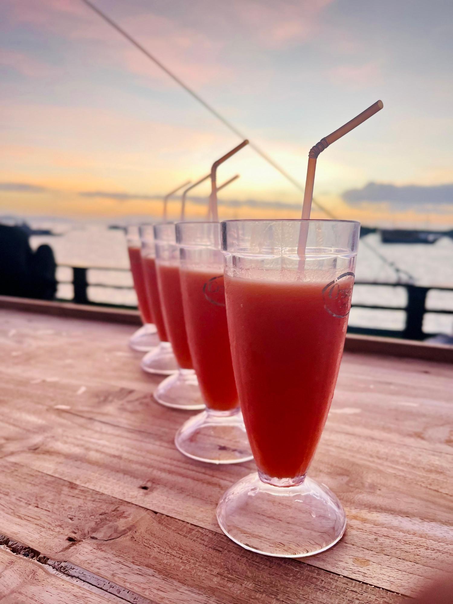 Dinner on the sun deck – Princess Nabila Phinisi