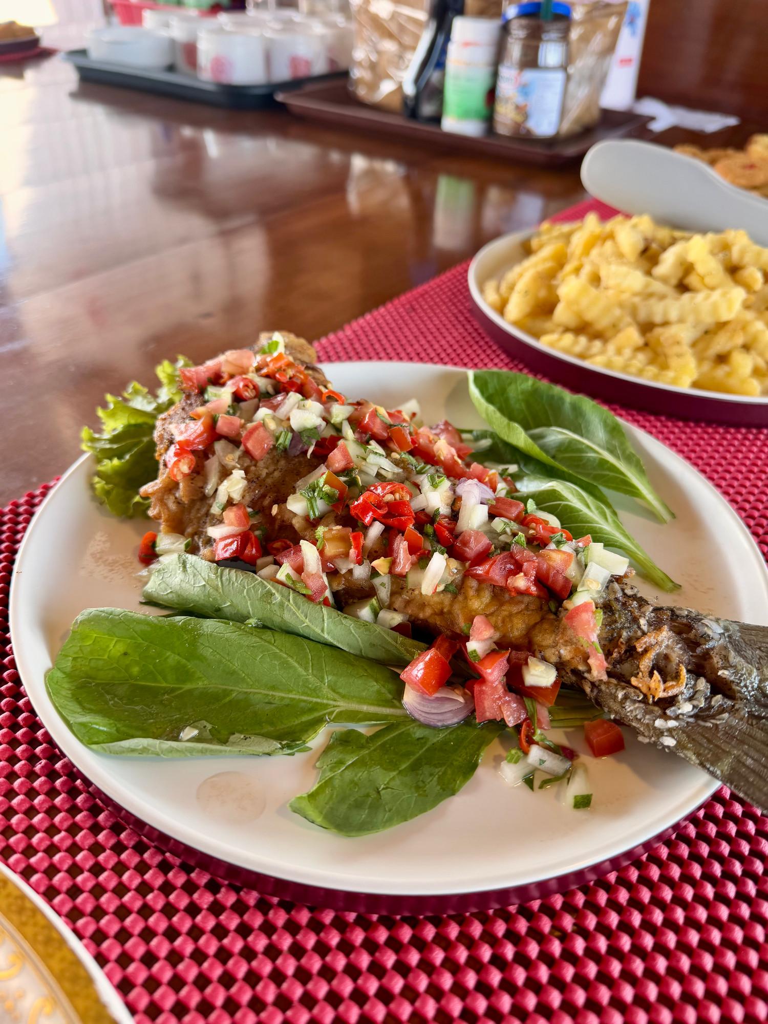 What the kitchen sends out – Princess Nabila Phinisi
